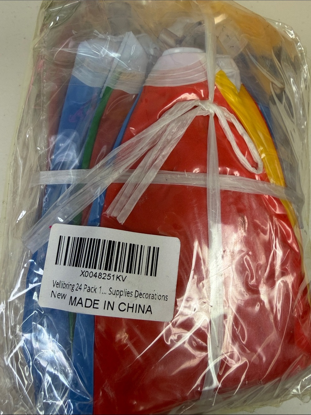Assorted Color Party Beach Balks 24 count - Multipack new